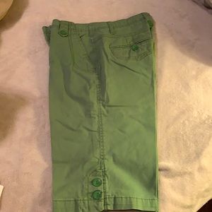 Lime Green Capris Skimmers